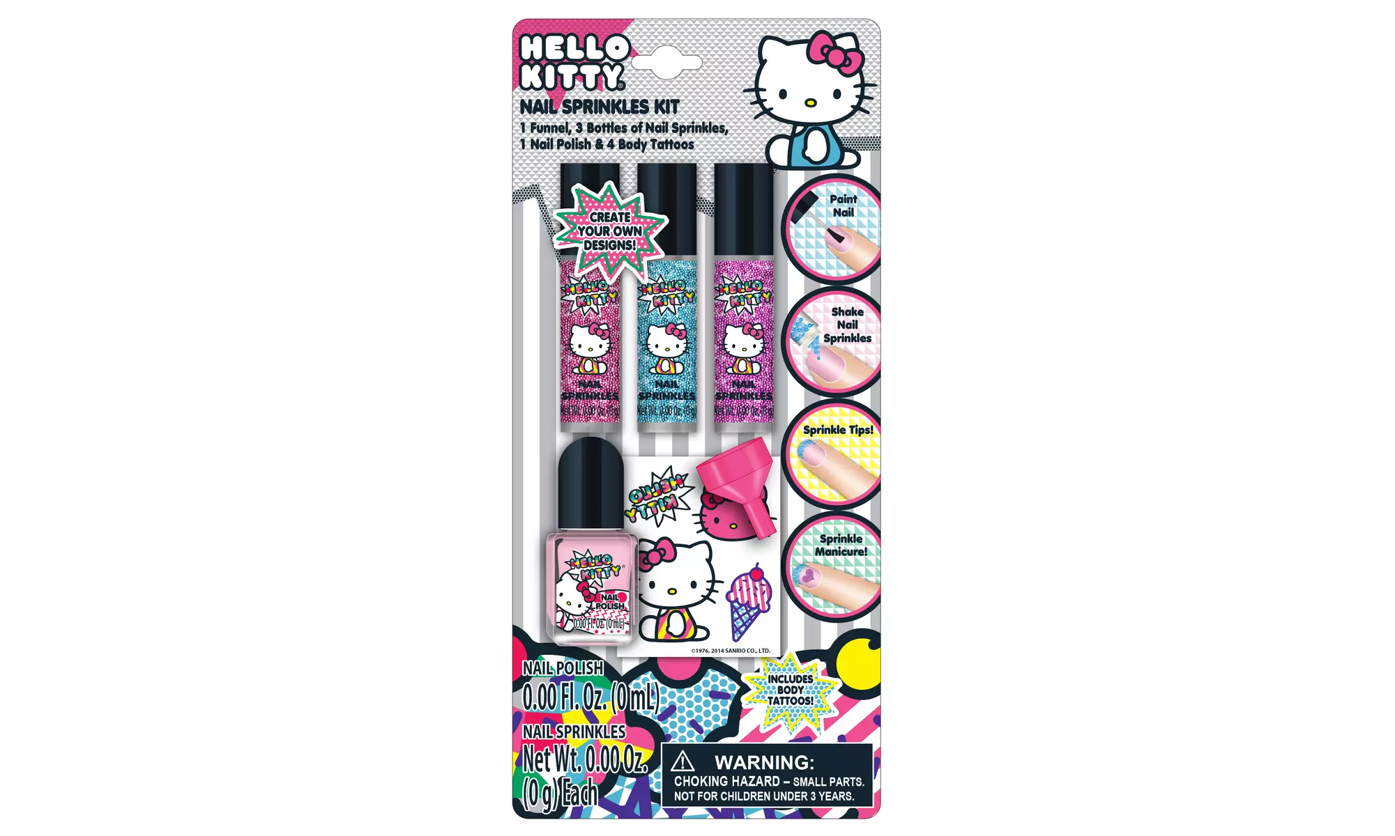 Hello Kitty Nail Sprinkles Kit - Primary Image