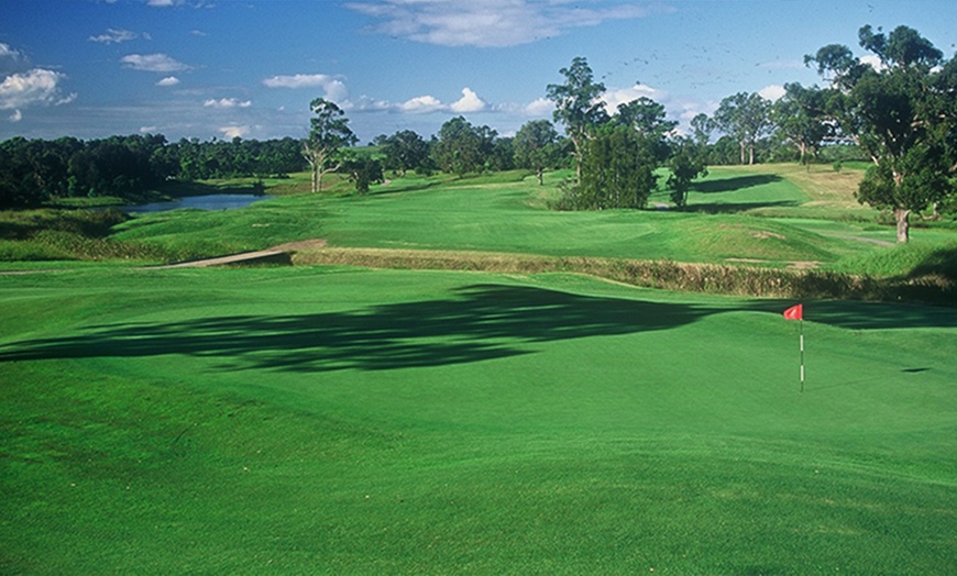 Image 3: 18-Holes of Golf with Cart