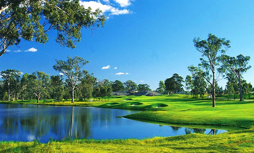 Image 2: 18-Holes of Golf with Cart