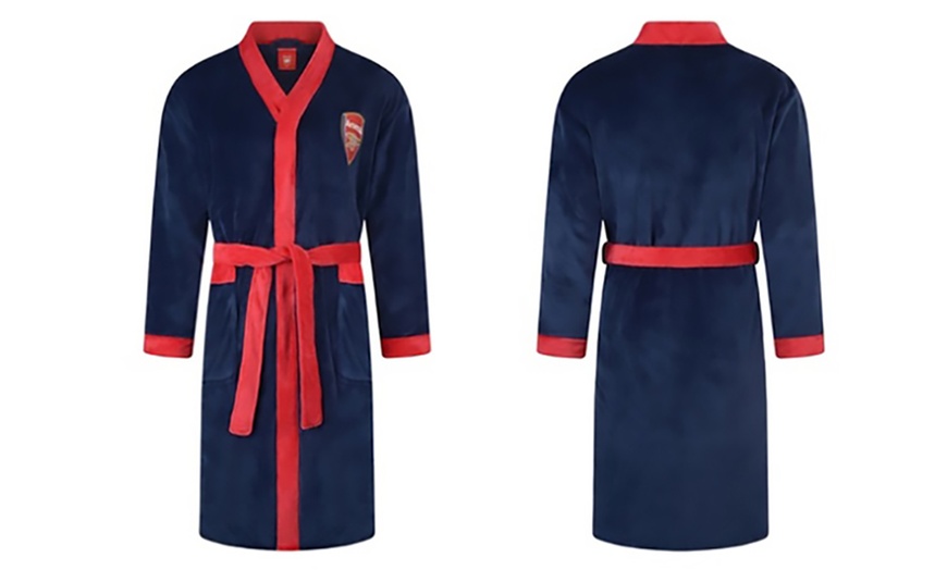 Image 2: Men's Football Dressing Gown