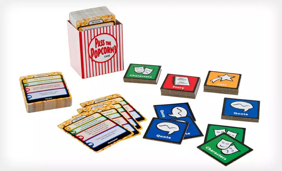 $15 for Pass the Popcorn! Movie-Trivia Game ($19.99 List Price). Free Shipping and Free Returns. - Primary Image