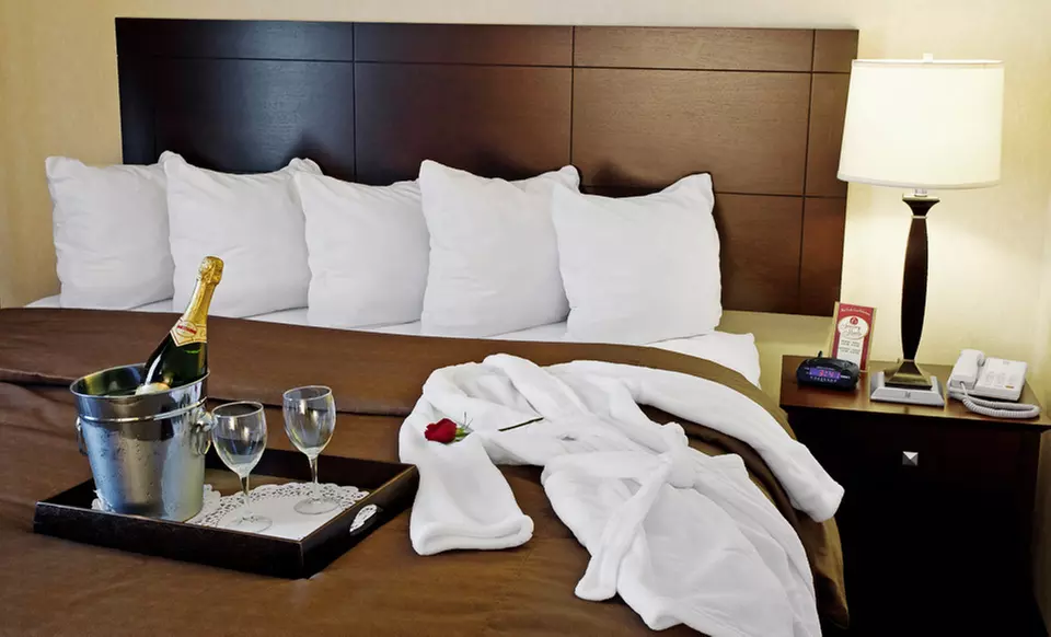 1-Night Stay ﻿with Optional Popcorn, Wine, Chocolate, and $50 Dining Credit at Comfort Suites Elgin in Suburban Chicago - Primary Image