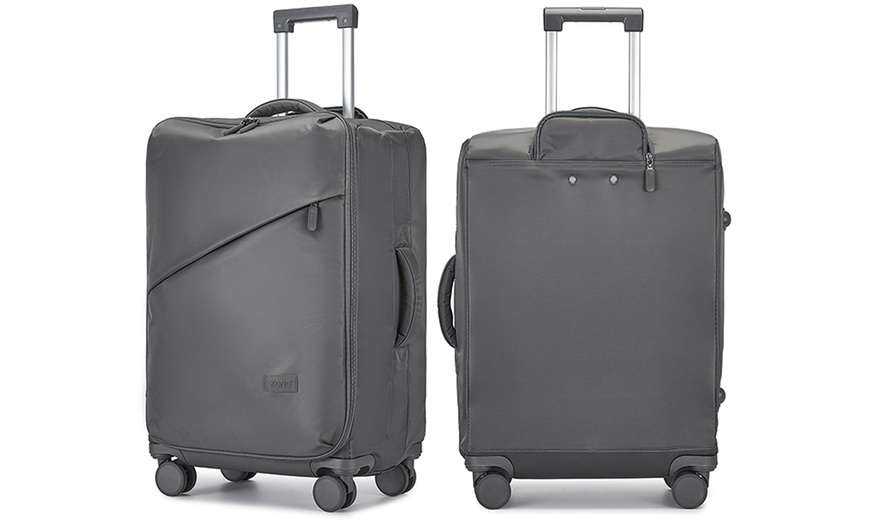 Image 15: 1x oder 3x KONO Soft-Shell-Reisekoffer