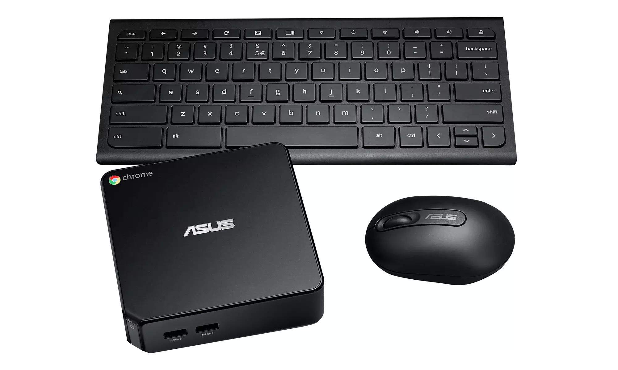 ASUS Chromebox Mini Chrome OS Desktop Computer with 1.7GHz Intel Core i3 Processor, 4GB RAM, and 16GB SSD - Primary Image