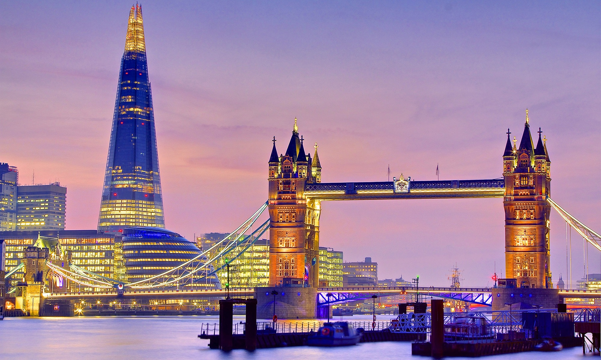 The View from The Shard and Luxurious Three-Course Meal for Two