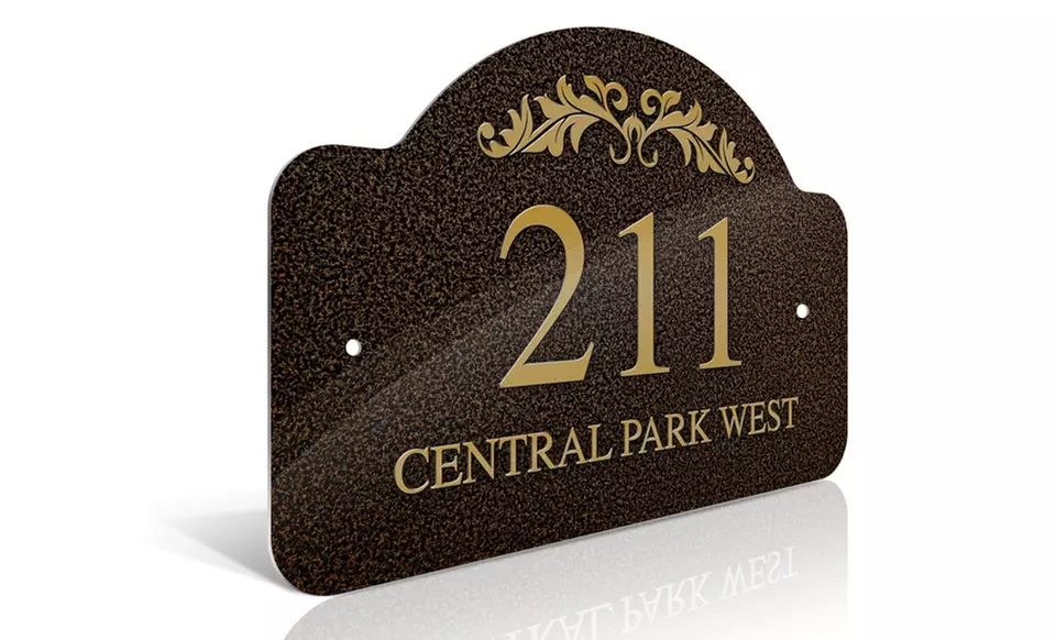 Custom Address Plaques from CustomAddressPlaques.com. Multiple Styles from $9.99–$49.99. - Second Medium