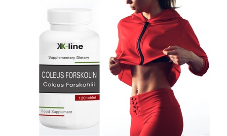 Fino a 720 compresse di Forskolin K-line Food Supplements per smaltire grasso senza diminuire la massa muscolare