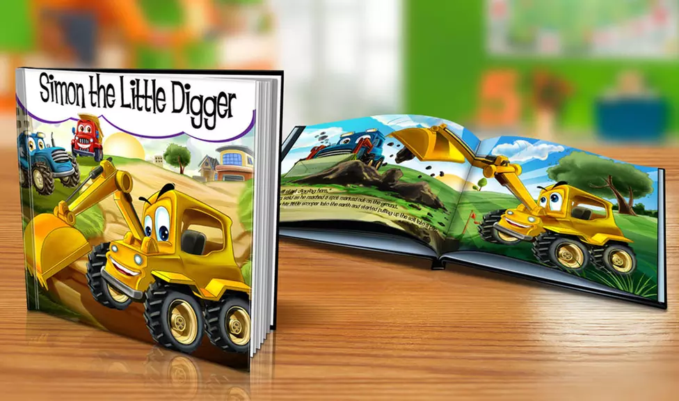 $9 or $14 for Custom Softcover or Hardcover "The Little Digger" Storybook from Dinkleboo (Up to 65% Off) - Primary Image