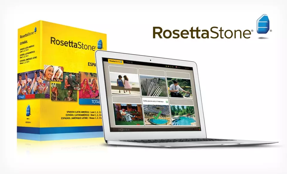 Rosetta Stone French, Italian, or Spanish Level 1–4 Set - Primary Image
