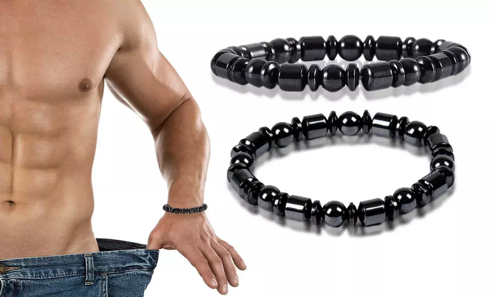 Stilvolles Magnet-Armband aus Hämatit - Primary Image