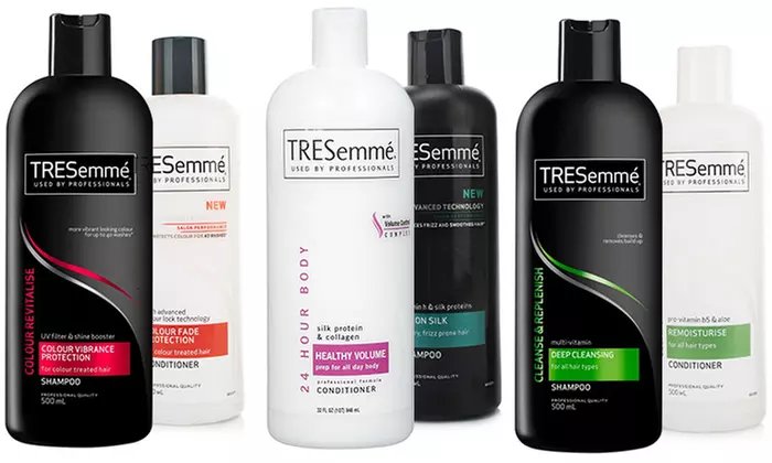 Tresemme Shampoo or Conditioner 6-Packs for a Variety of Hair Types for £12.98 (57% Off) - Primary Image