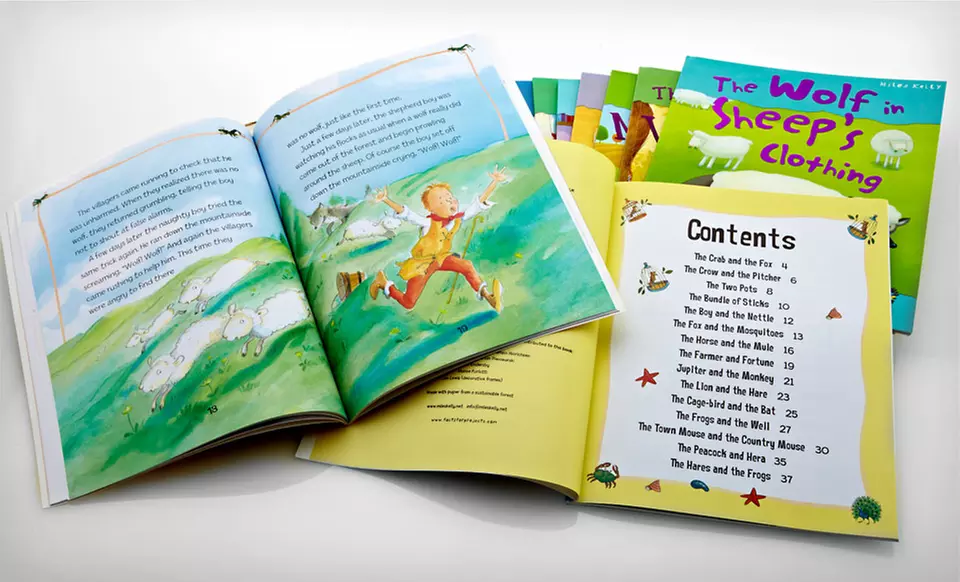 $19.99 for a 10-Book Set of Aesop's Fables ($89.90 List Price). Free Shipping. - Second Medium