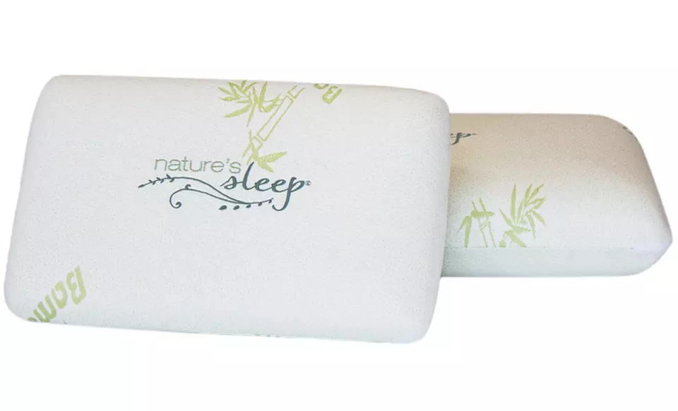 Nature's Sleep Coconut Bamboo Gel-Infused Memory Foam Pillows (2-Pack) - Primary Image