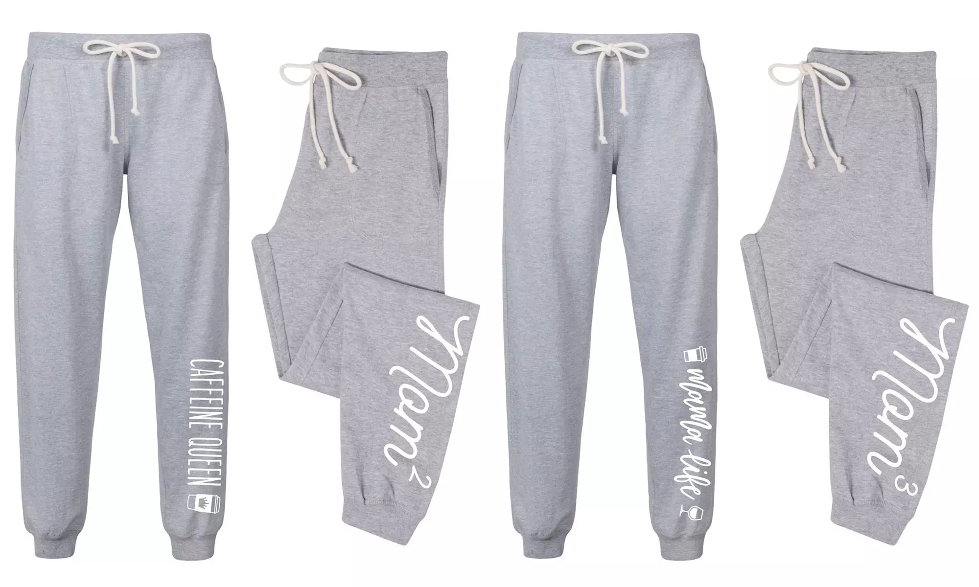 Women's Mom Life Themed Joggers - Primary Image