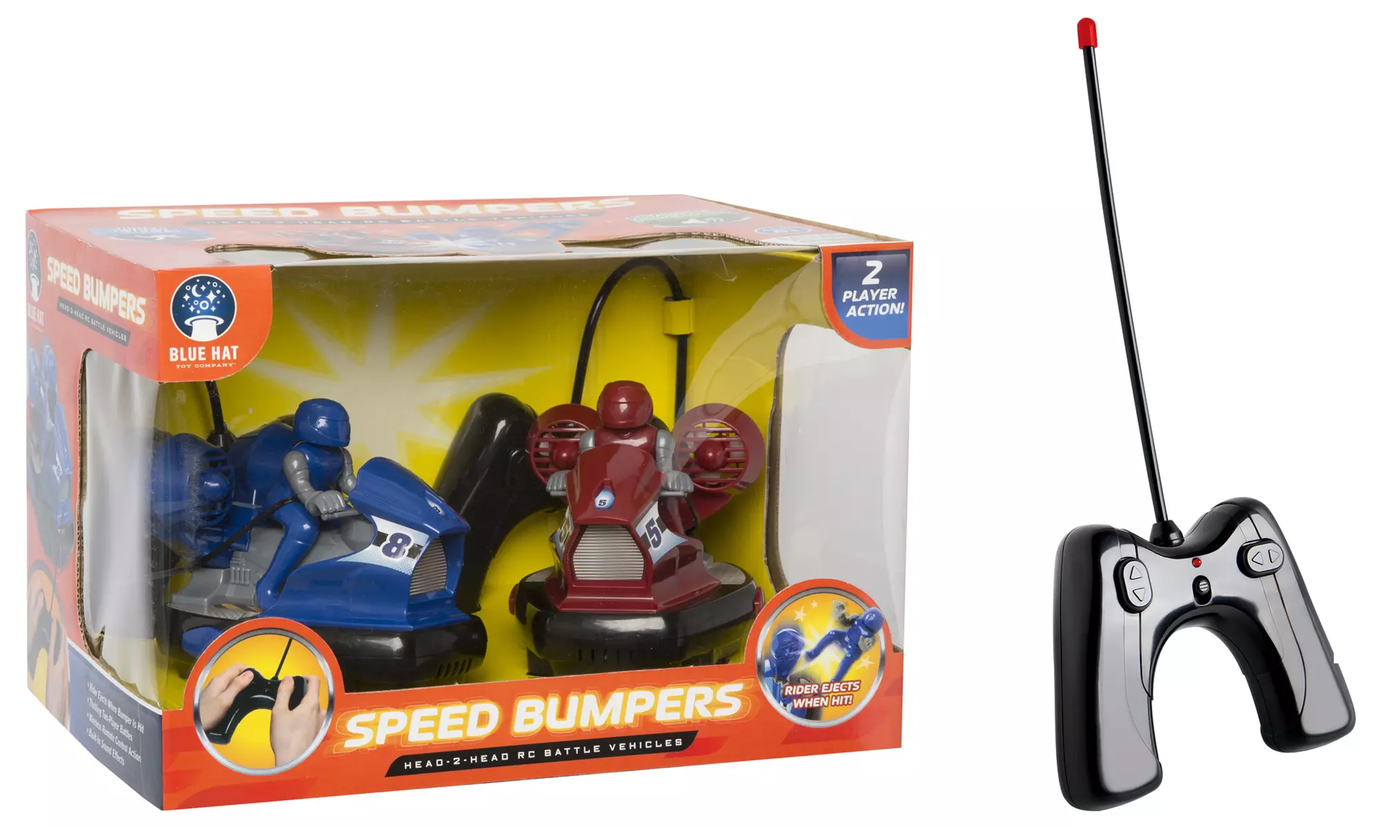 Blue Hat Toy Company RC Speed Bumper Cars - Second Medium