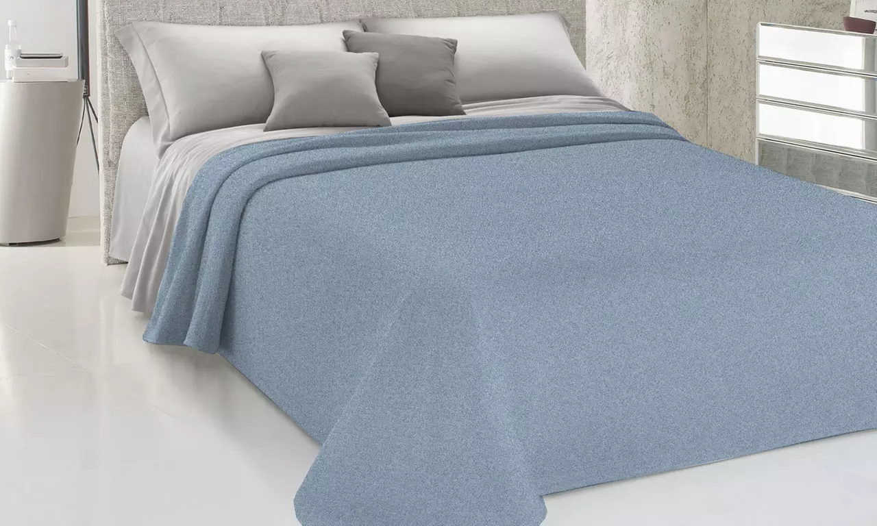 Copriletto in tessuto piquet Co. Ingros. Tex.