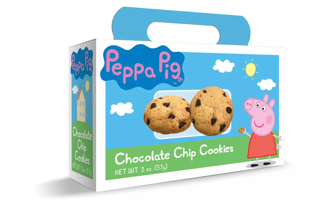 Peppa Pig Chocolate Chip Cookies 2oz. (12-Pack) - Primary Image