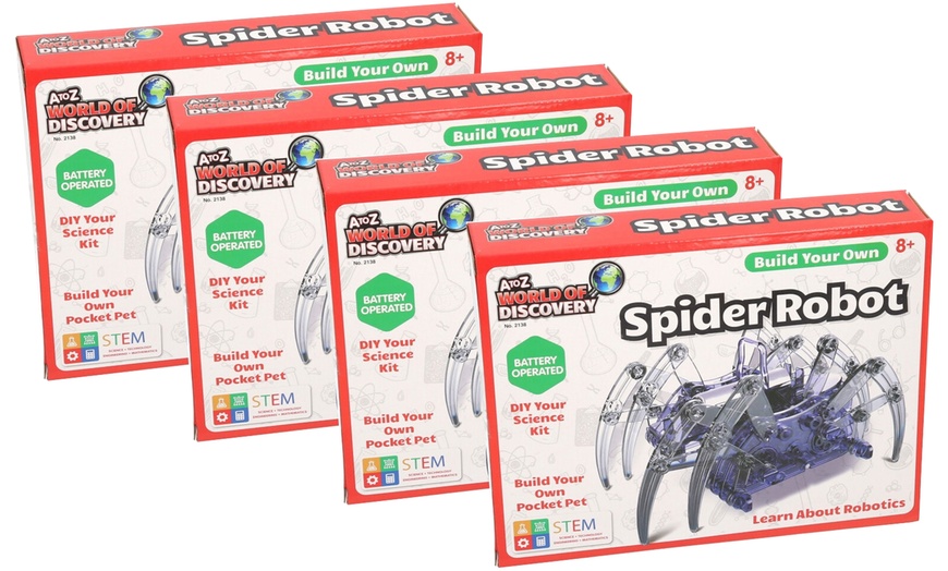 Image 5: One, Two or Four Spider Robot Science Kits