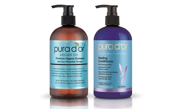 Pura Dor Premium Organic Hair Loss Prevention Shampoo Or Conditioner