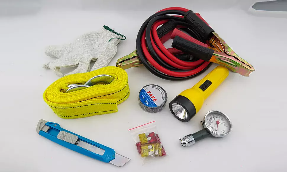 Car Emergency Kit (14-Piece) - Primary Image
