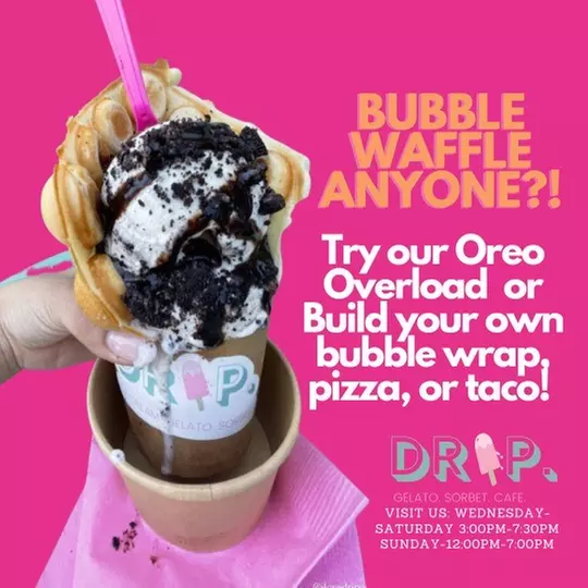 Enjoy Gelato, Waffles, and More with a Bubble Waffle Experience