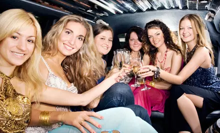 Three-Hour BYOB Bus, Limo, or Trolley Party from Entertainment Express (Half Off). Seven Options Available.  - Primary Image