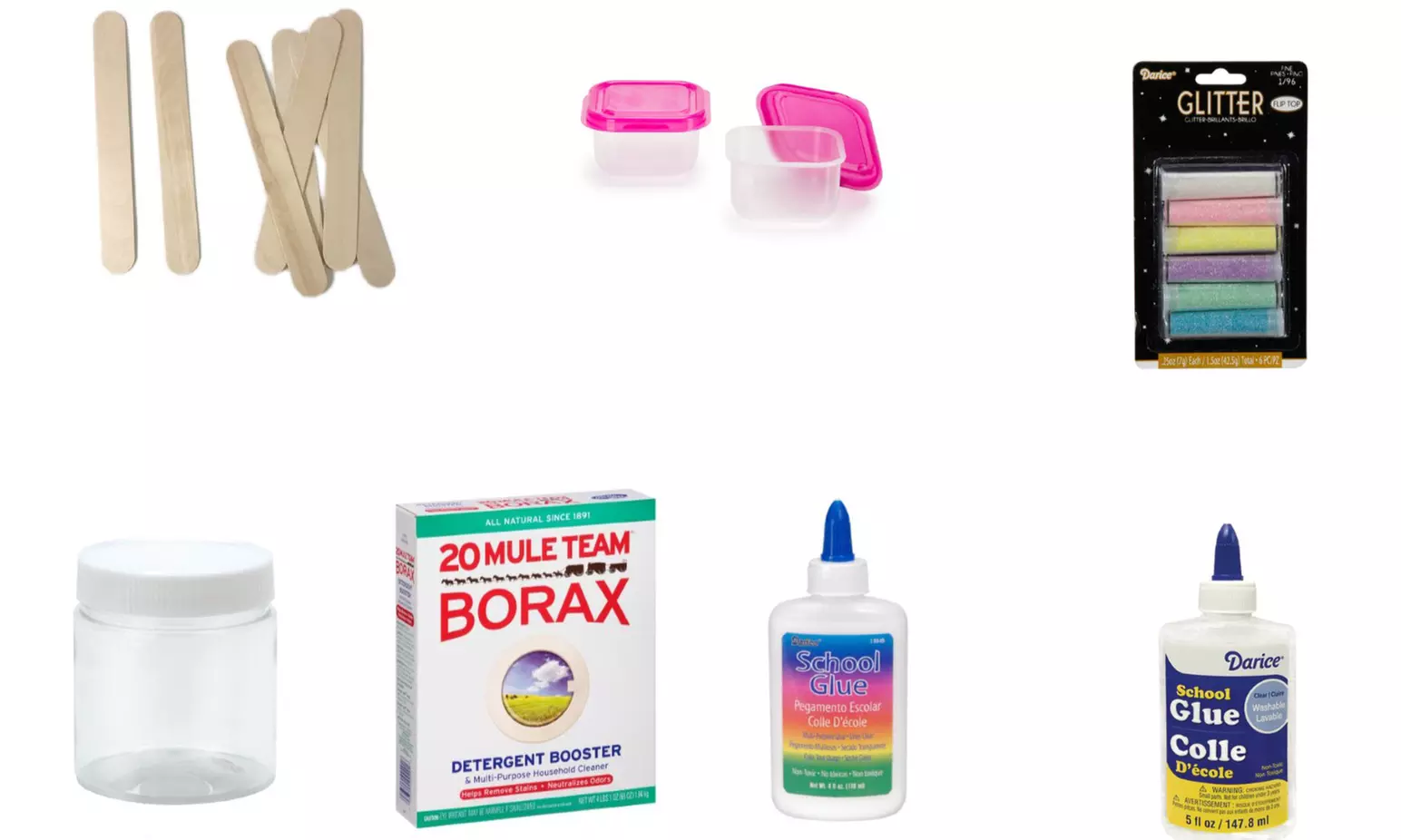 Kids Glitter Gel Slime Kit (19-Piece) - Second Medium