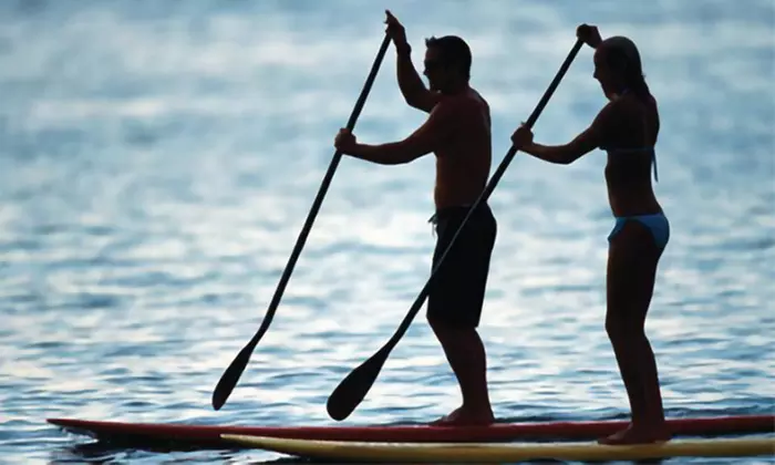Paddle Board Rental and Lesson for One, Two, or Four at Paddle House (Up to 18% Off). Six Options Available. - Second Medium