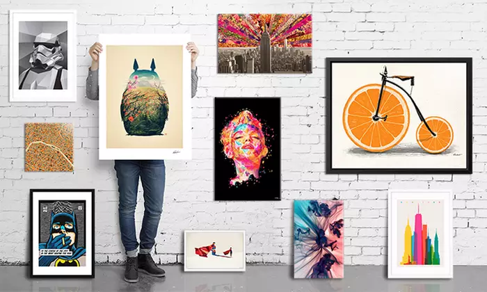 Prints and Wall Art from Curioos (Up to 42% Off). Two Options Available. - Primary Image