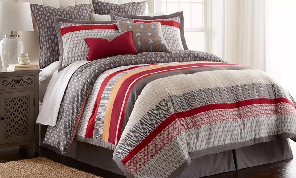 Mona or Tangiers Printed Reversible Comforter Sets (8-Piece) - Primary Image