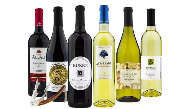 $35 for Delivery of 6 Bottles of Wine with Wine Club Access from Barclays Wine ($179.94 Value)  - Primary Image