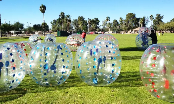 $75 for Bubble Ball Soccer for a Group of Up to 10 at Balls Out! Sports, LLC ($150 Value) - Primary Image