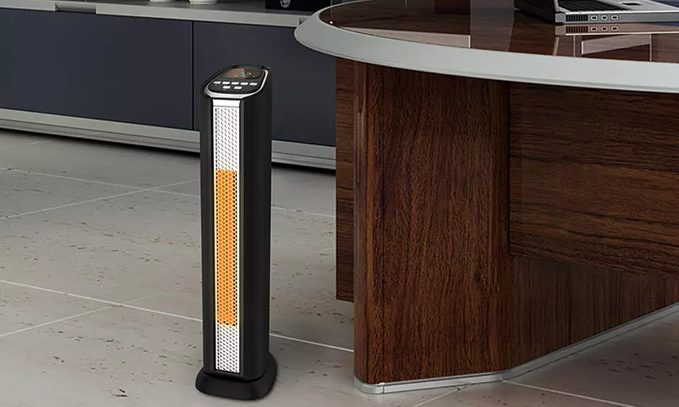 Lifezone Two Element 24" Heater Fan with Oscillation - Primary Image