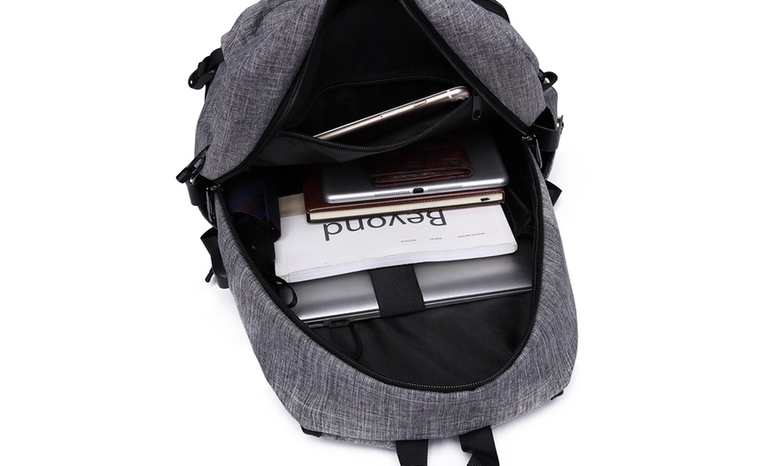 Image 13: Kono Rucksack mit USB-Ladeanschluss