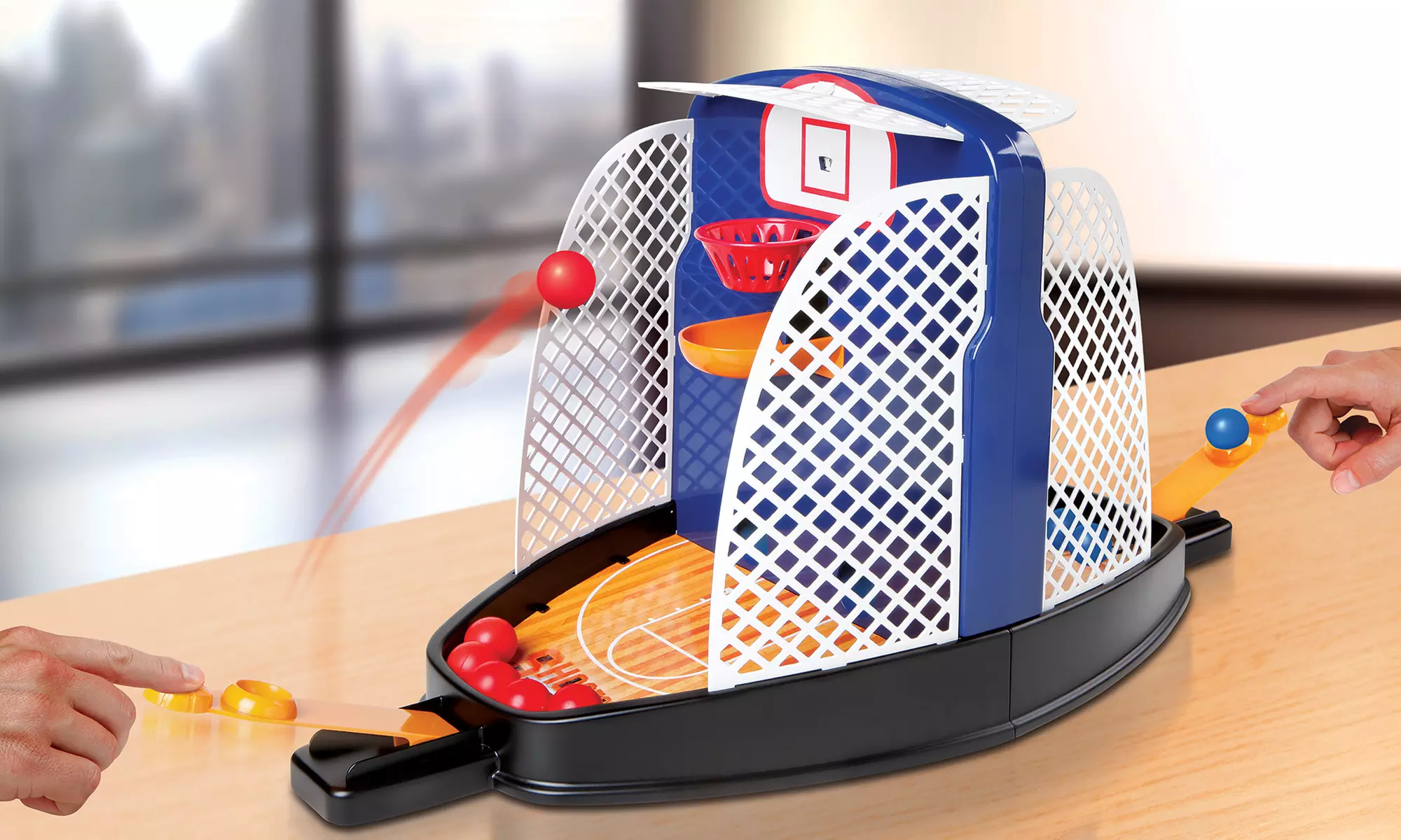 Black Series Shootout Hoops Tabletop Basketball Game - Primary Image