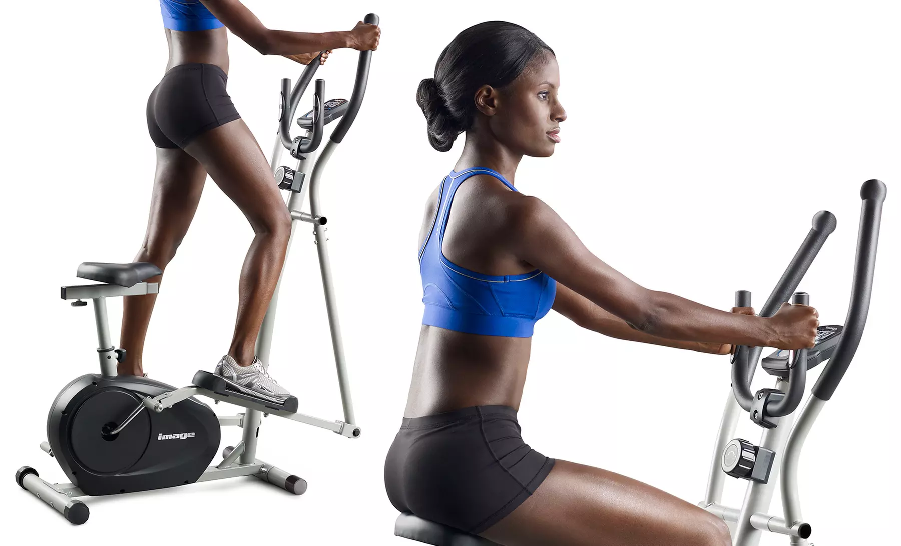 Image 2-in-1 Elliptical Trainer and Upright Bike (IMEL02013) - Primary Image