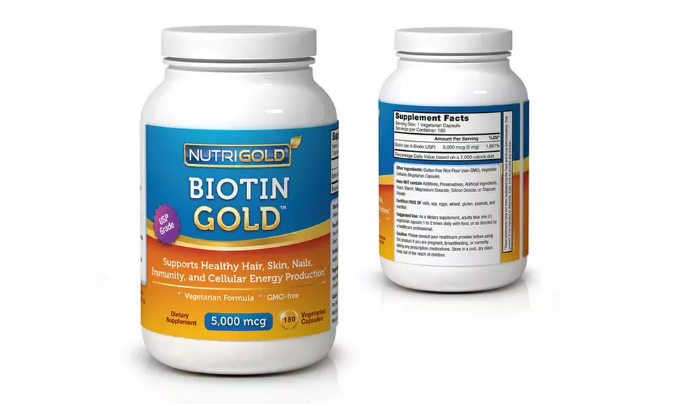 360-Count Biotin Hair-Growth Supplements - Second Medium