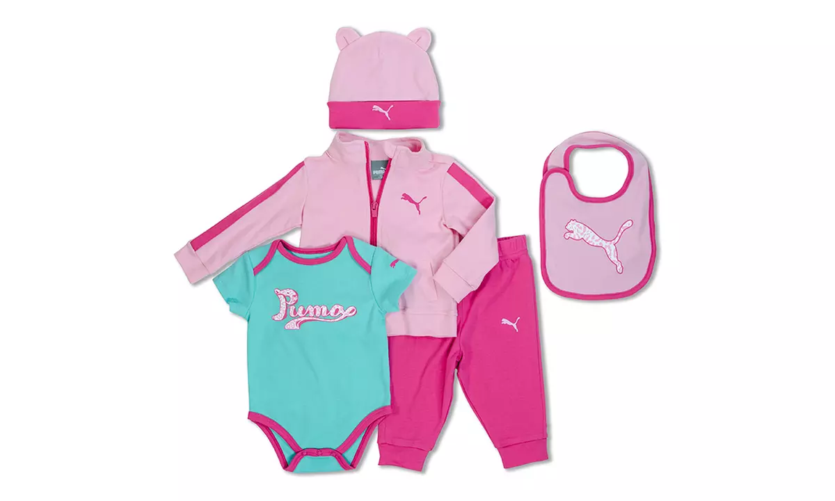 Puma Baby Girls' Track Suit Set (5-Piece) - Second Medium