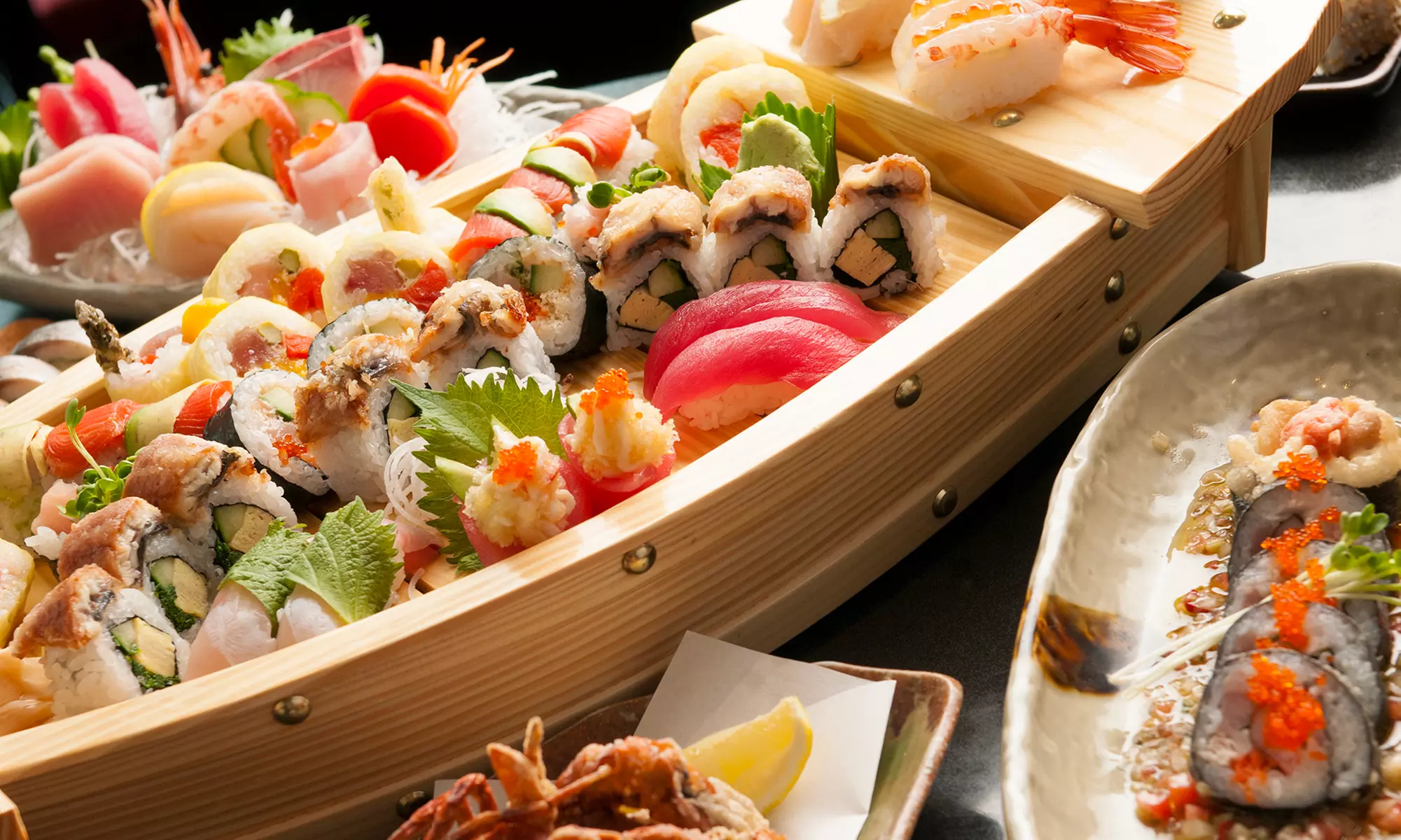 Sushi and Pan-Asian Cuisine for Dine-In or Take-Out at Umi Sake @ Row (Up to 48% Off) - Primary Image