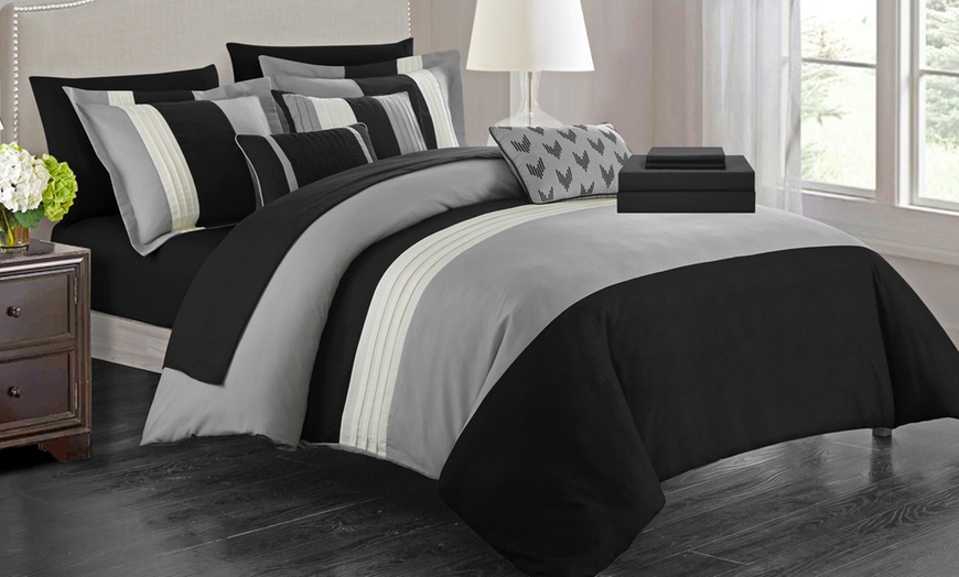 Anara Microfiber Comforter Set with Sheets (8- or 10-Piece) | Groupon