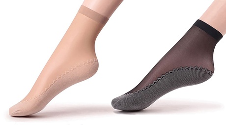 1 o 2 confezioni da 6 paia di calzini da donna disponibili in 2 colori