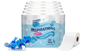 Freedom Soft White Toilet Rolls