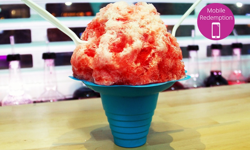 Image 1: Shaved Ice Stack with Ice Cream