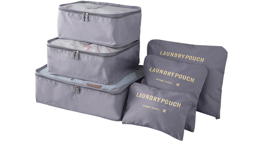 Image 8: Six-Piece Luggage Organiser Set