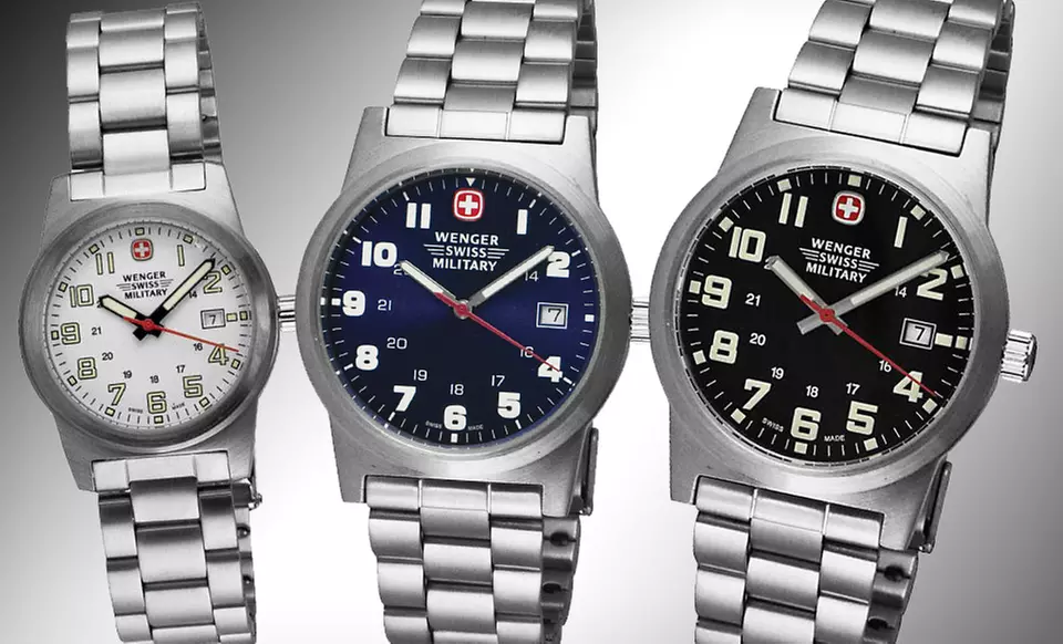 Men’s and Women’s Wenger Swiss Military Classic Field Watches (Up to 66% Off). Free Shipping. - Primary Image