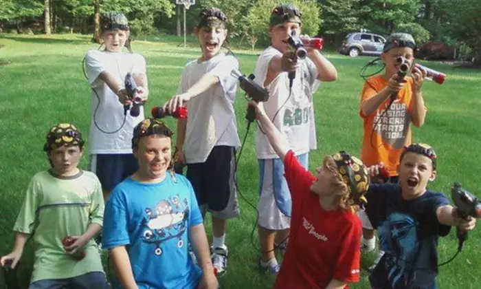 Laser-Tag Party or Splash or Tattoo Children's Party for Up to 10 Kids from Power Play Gaming (Up to 57% Off) - Primary Image