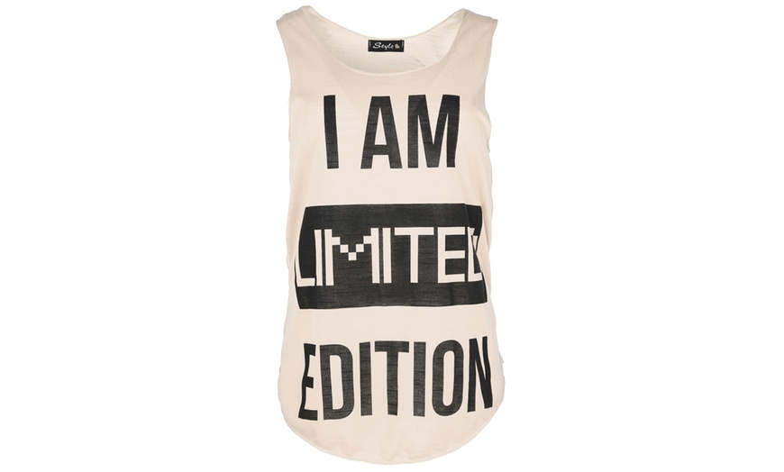 Image 8: I am Limited Edition Vest Top