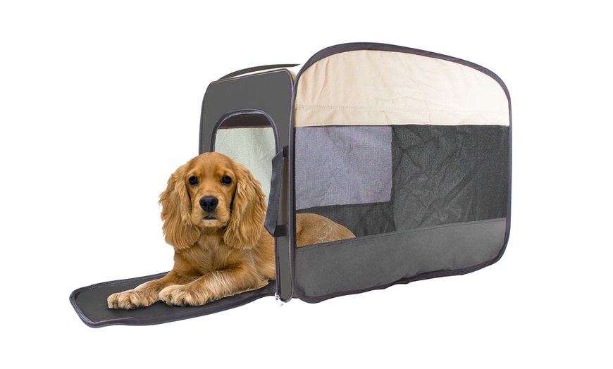 Unique Petz Instant Pop-Up Dog Kennel for Large Dogs | Groupon