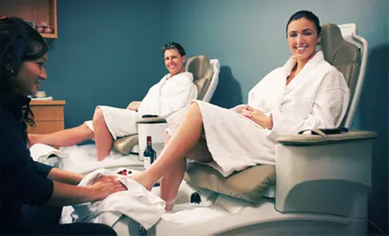 Pedicure and Paraffin Hand Treatment for One or Two at Solaris Spa (Up to 54% Off) - Primary Image