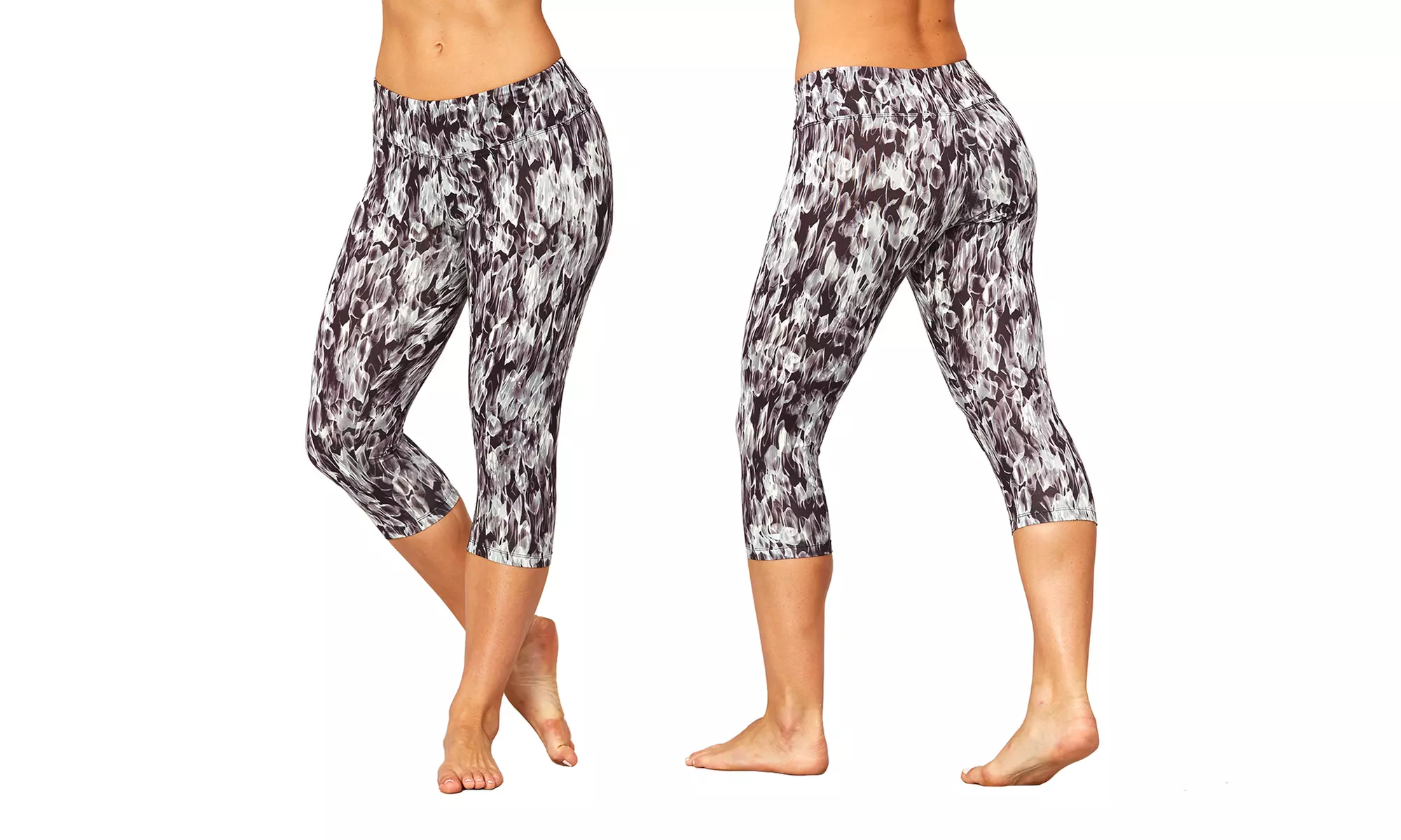 Marika Tek Women's Printed Dry-Wick Capri Leggings - Second Medium
